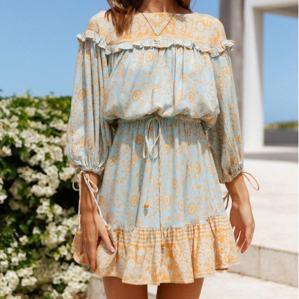 LET ME KISS YOU DRESS YELLOW